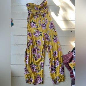 yellow jumpsuit